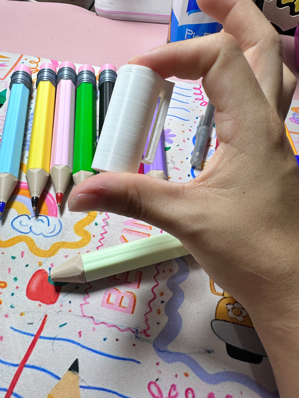 Tapa para bolígrafo gigante modelo lápiz ✏️ NO INCLUYE BOLÍGRAFO