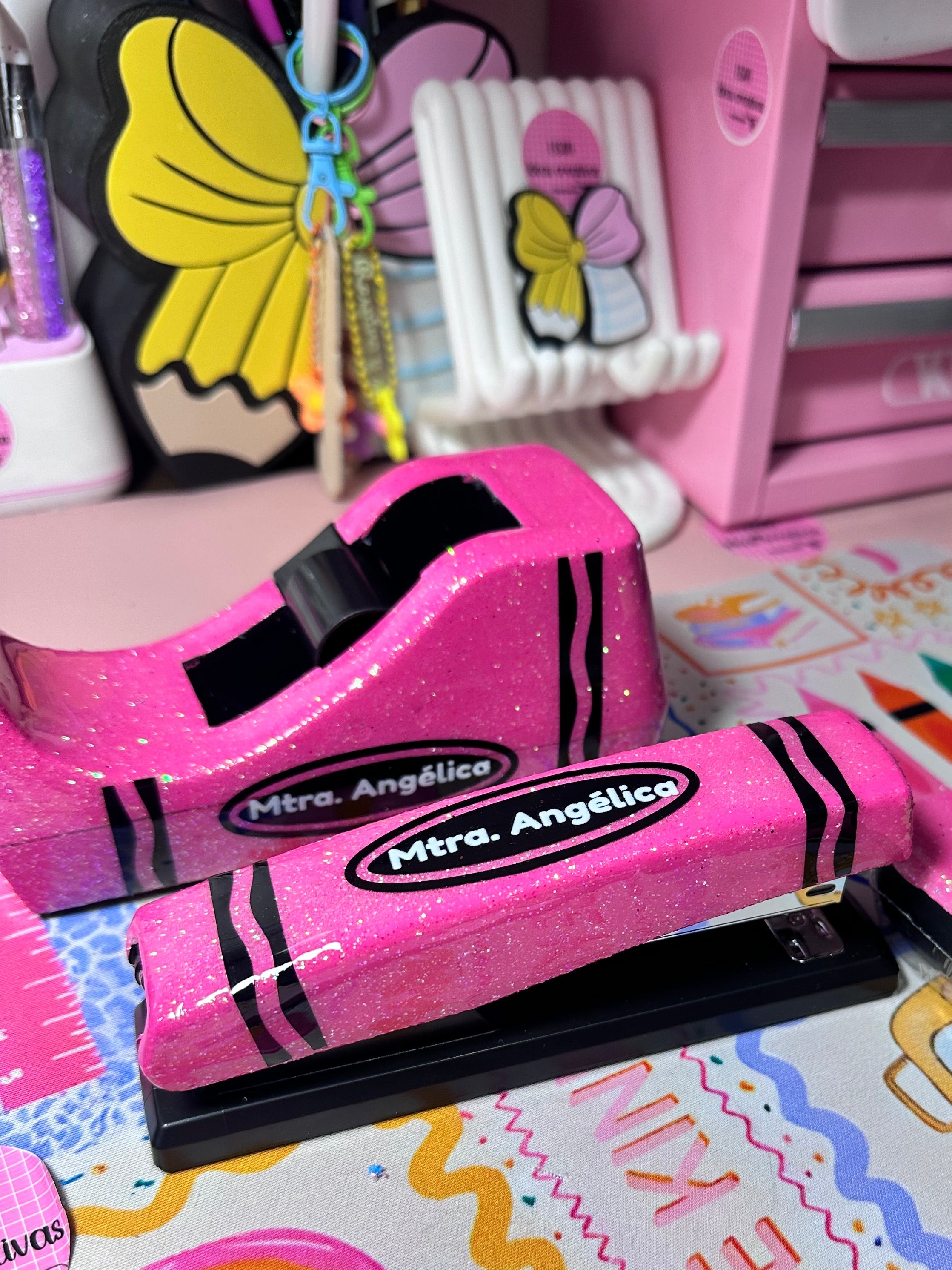 Pack de engrapadora+dispensador de cinta