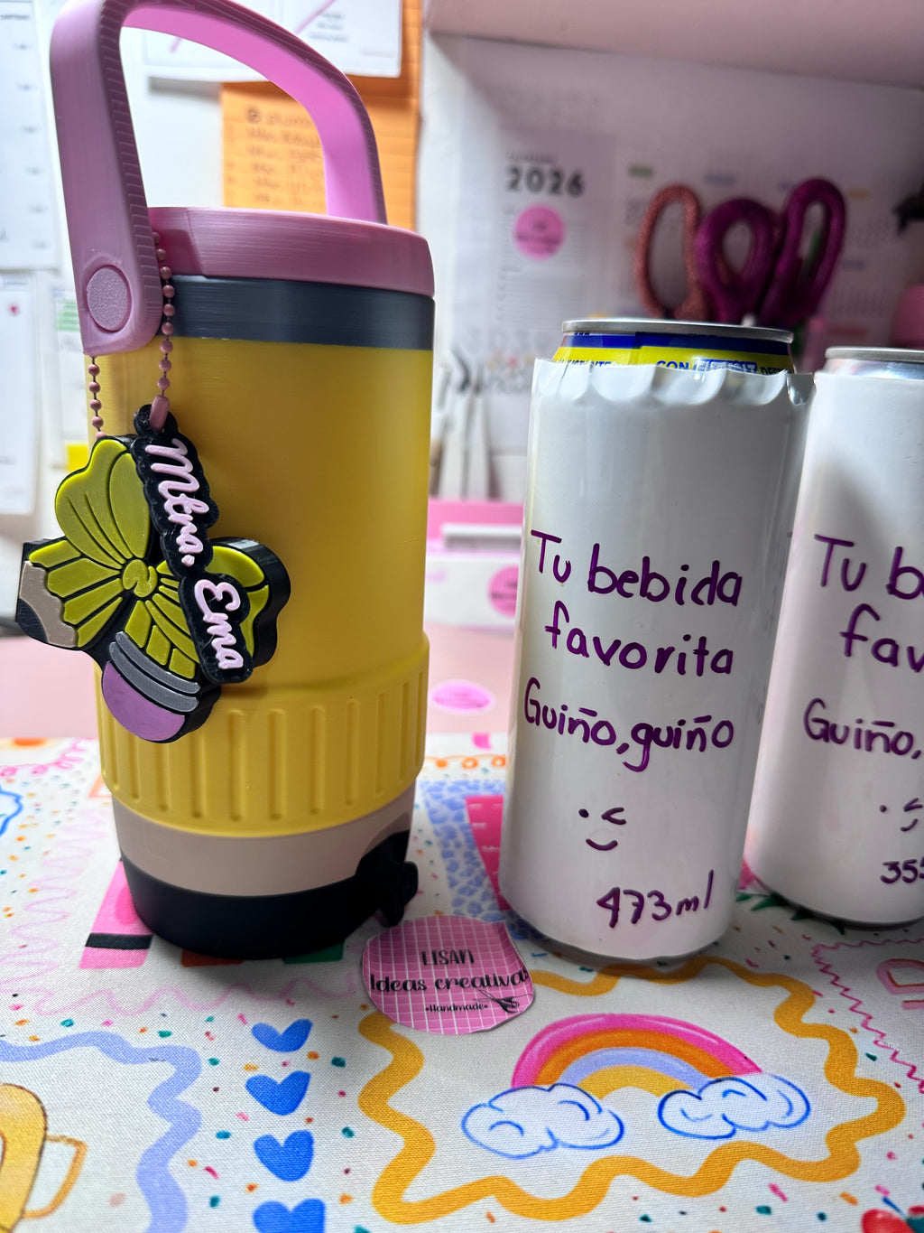 Porta latas de 473 ml (lata larga)