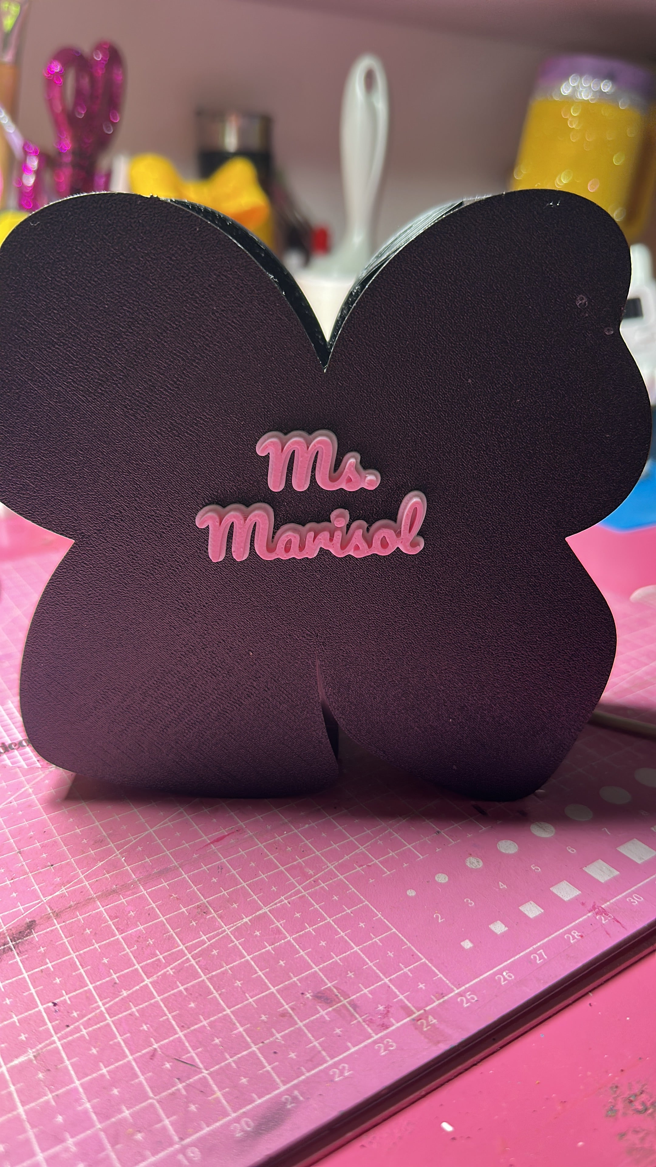 Porta lápices diseño moño 🎀