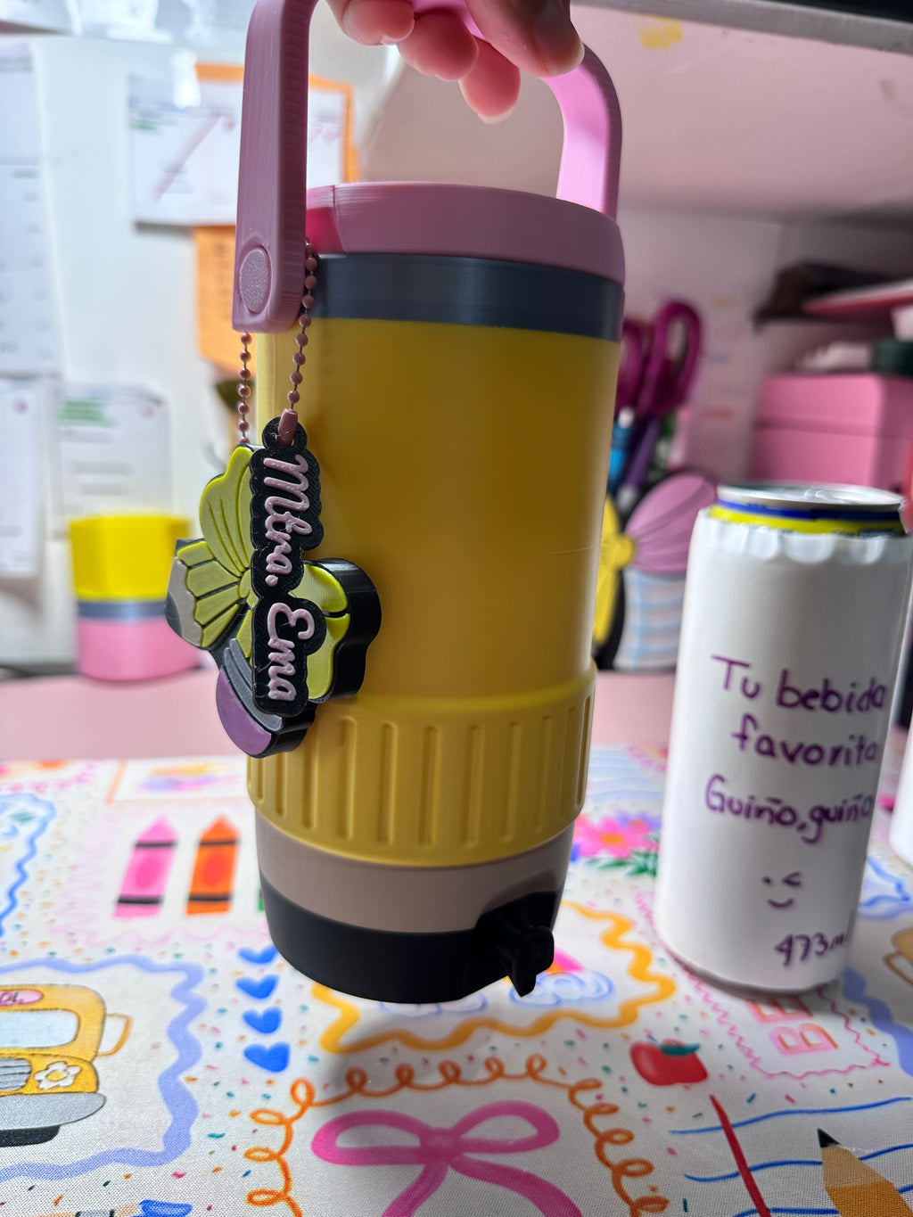 Porta latas de 473 ml (lata larga)