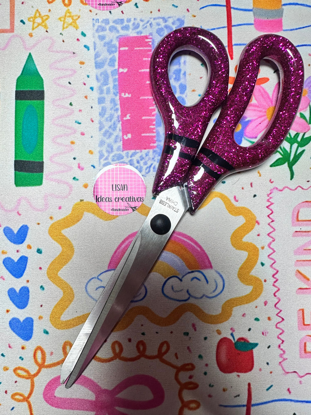 Tijeras personalizadas 8"