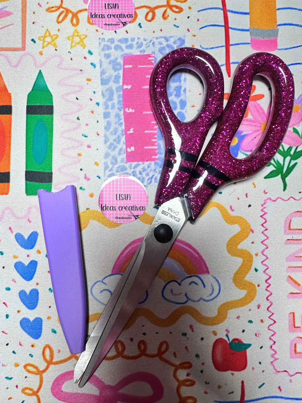 Tijeras personalizadas 8"