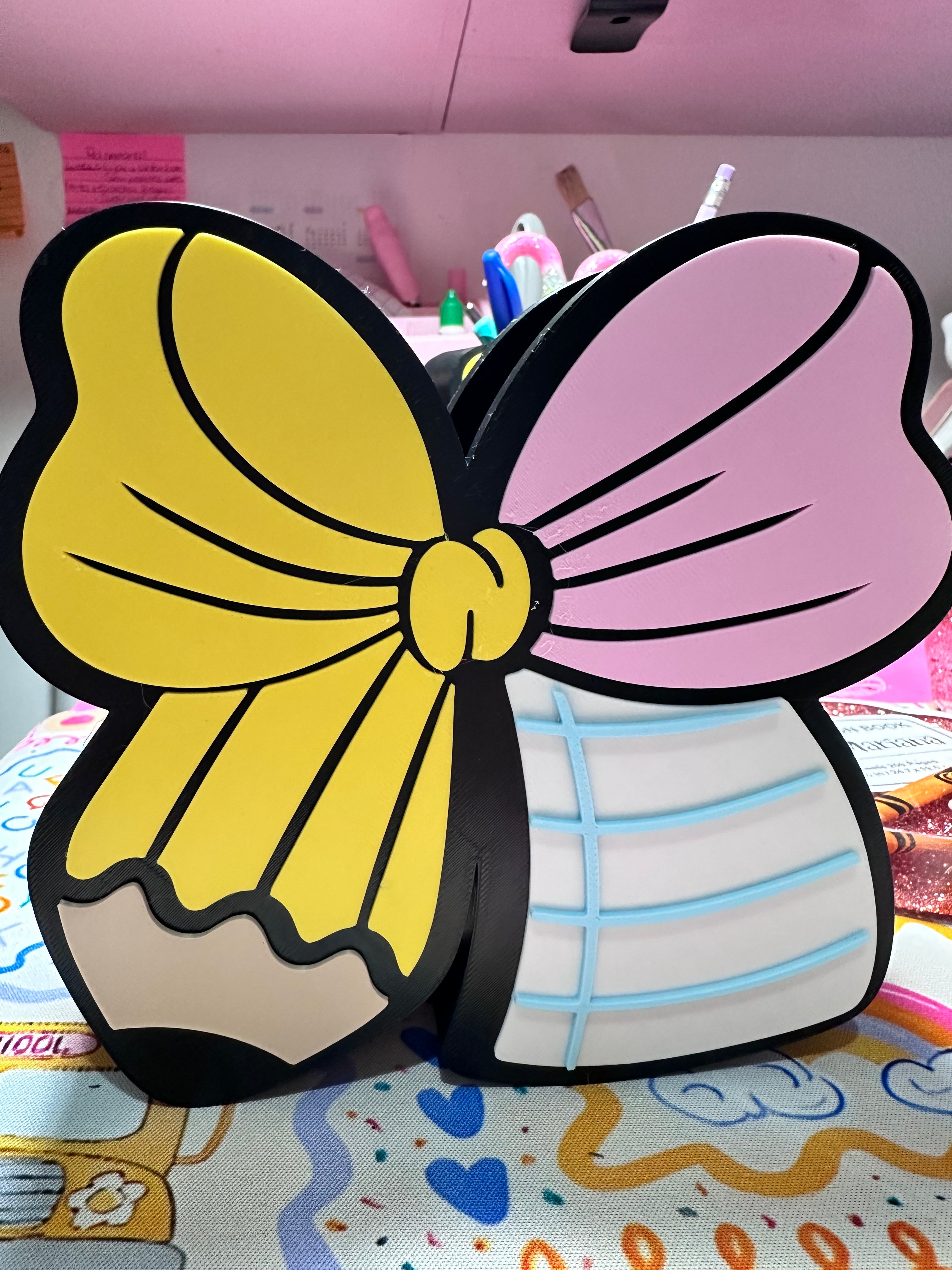Porta lápices diseño moño 🎀 – Lisan Ideas creativas