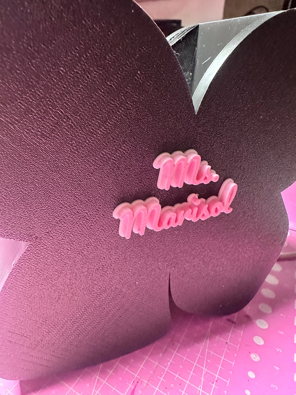 Porta lápices diseño moño 🎀