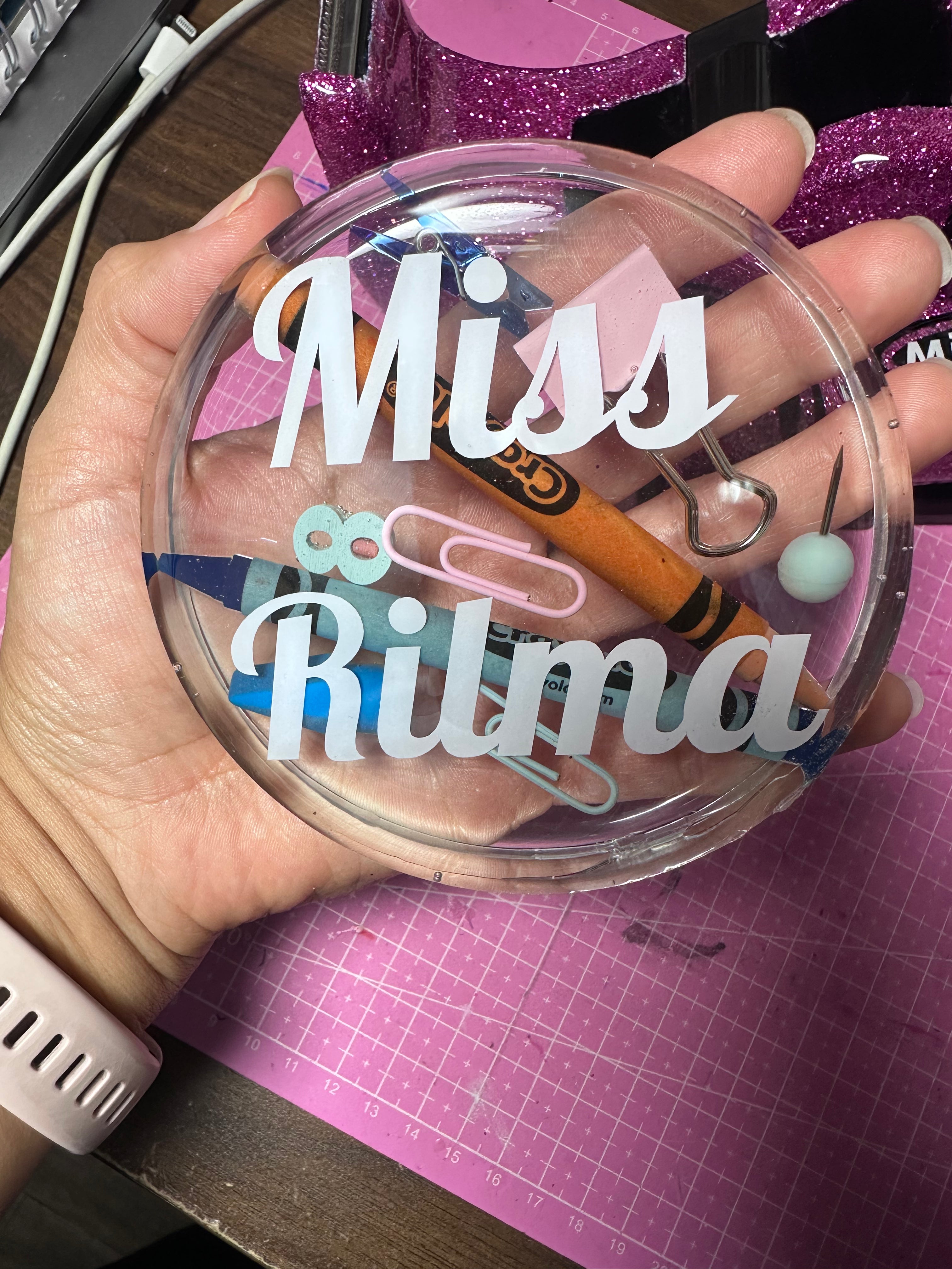 Portavasos Modelo Transparente