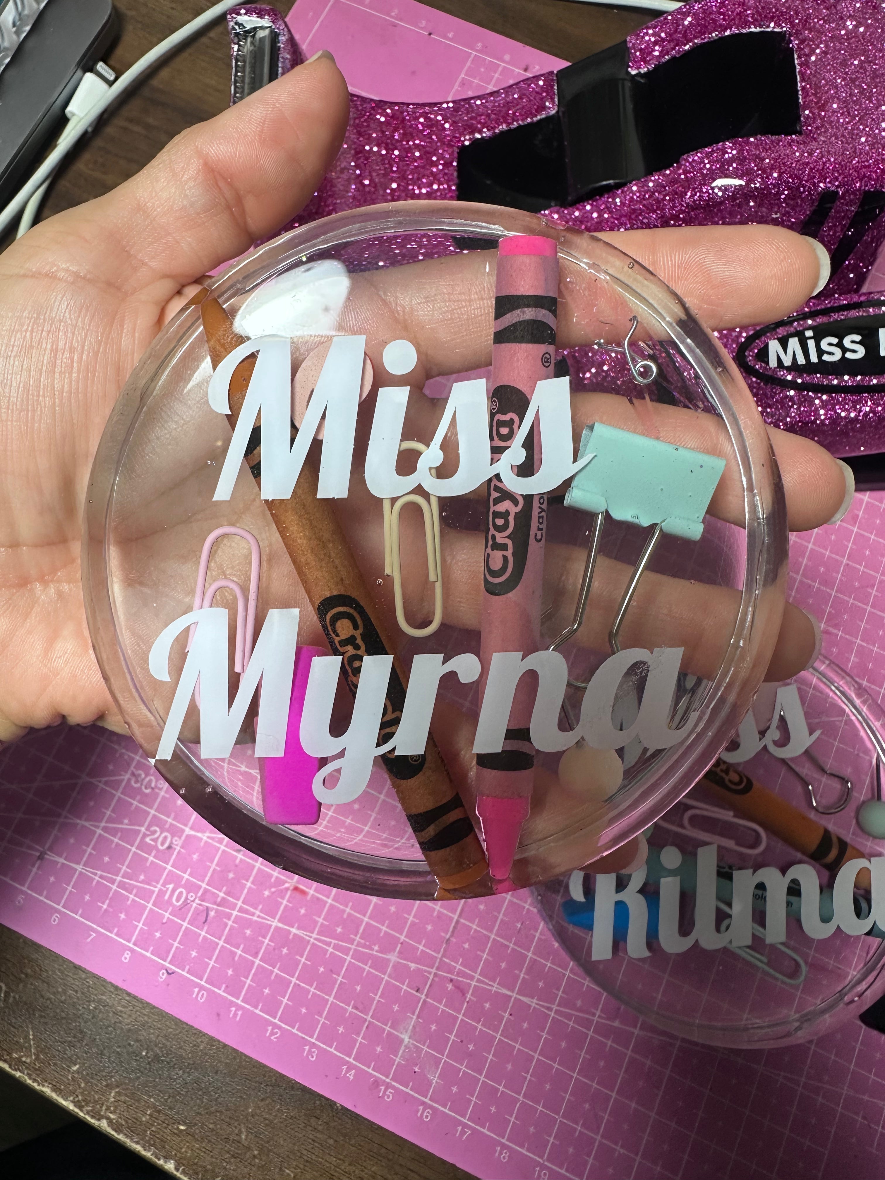 Portavasos Modelo Transparente