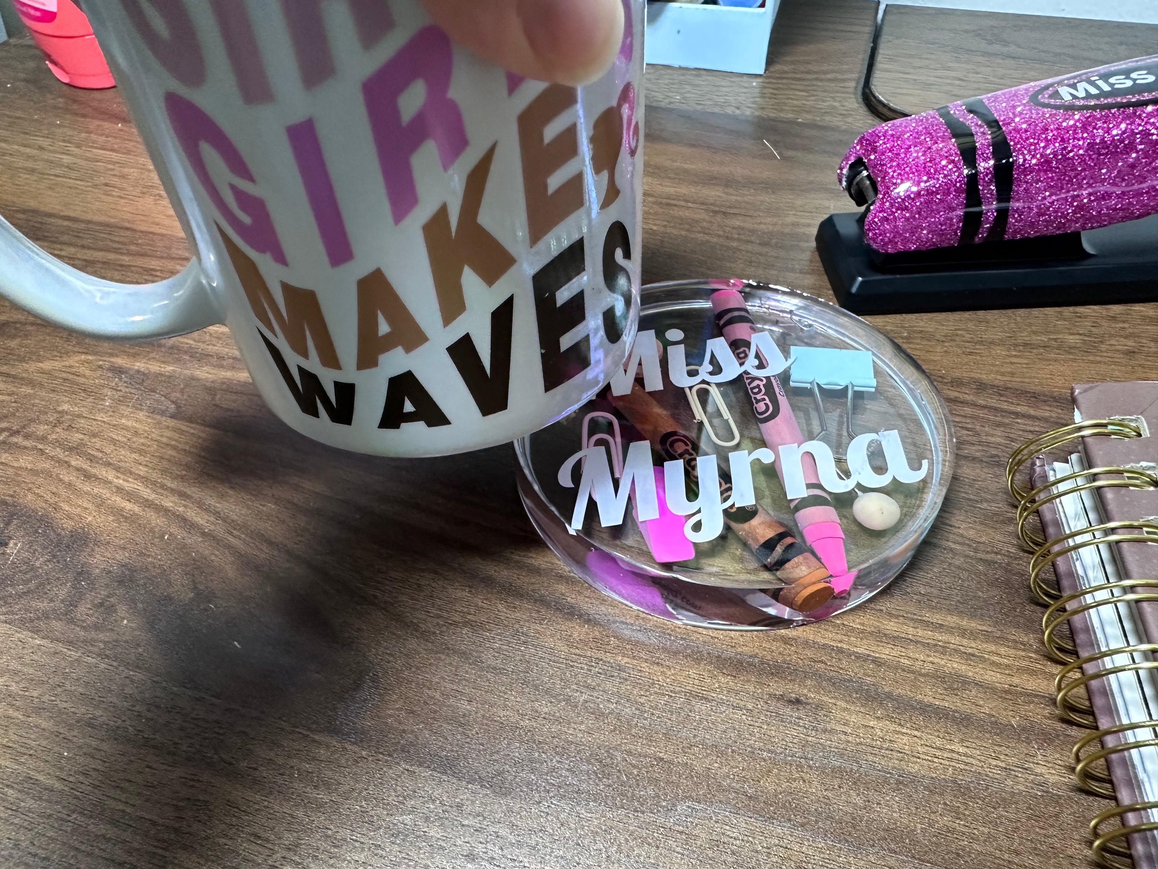 Portavasos Modelo Transparente