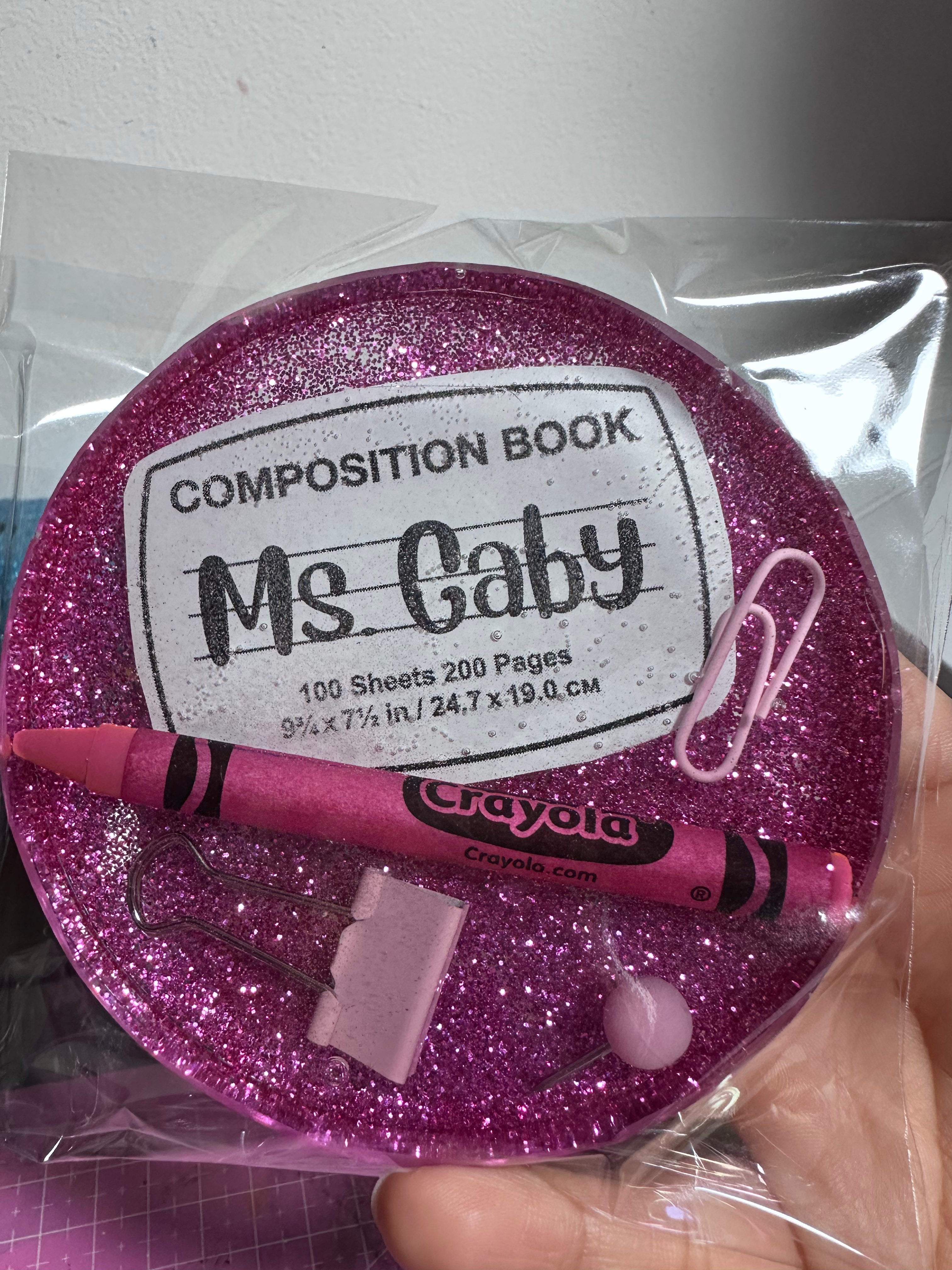 Portavasos o pisa papeles