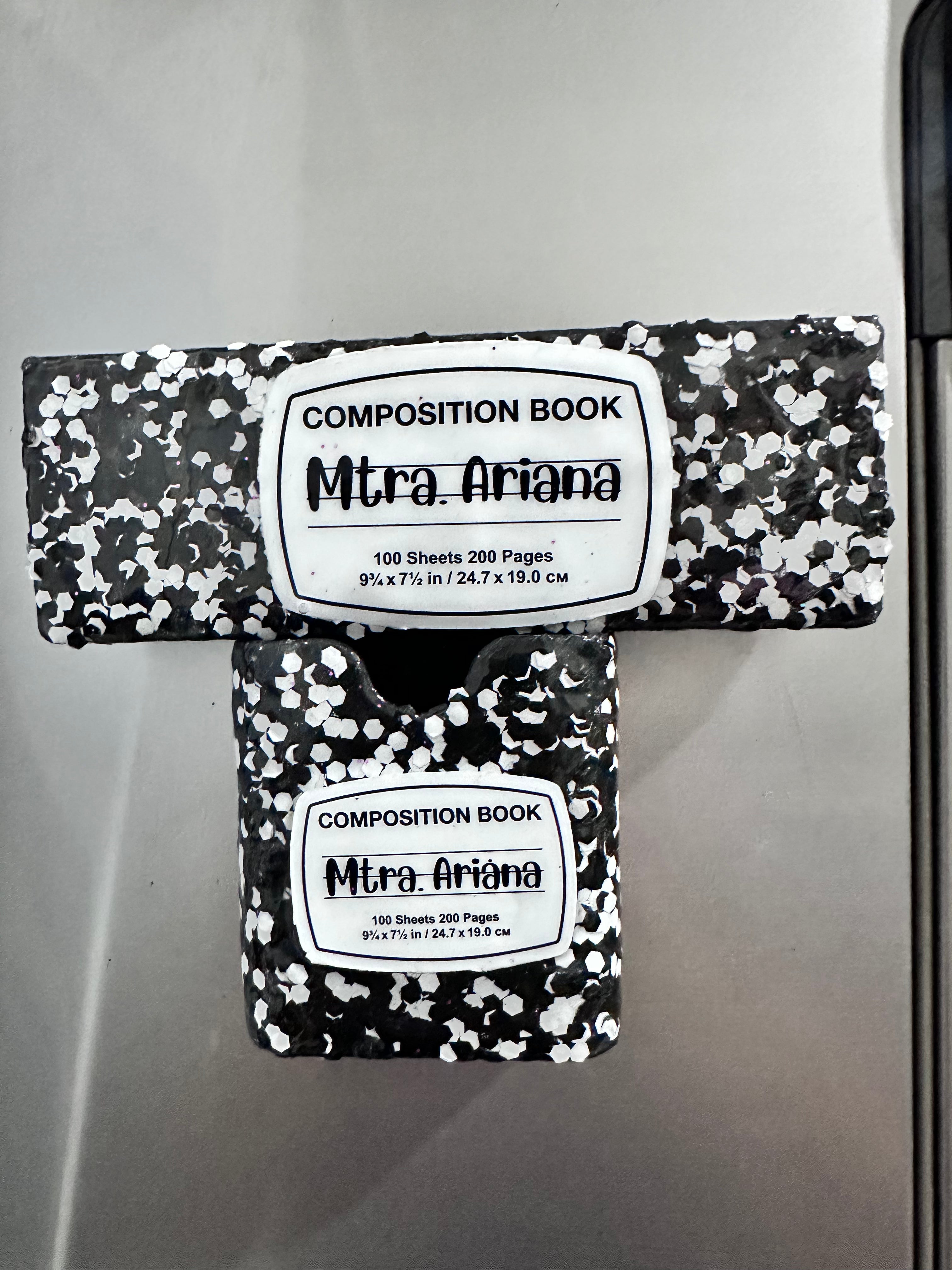 Borrador para pizarrón+porta borrador magnético Composition Book 📓